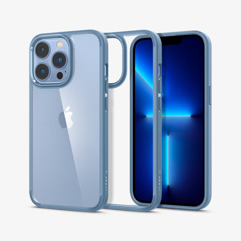 ACS03204 - iPhone 13 Pro Max Case Ultra Hybrid in crystal clear showing the back